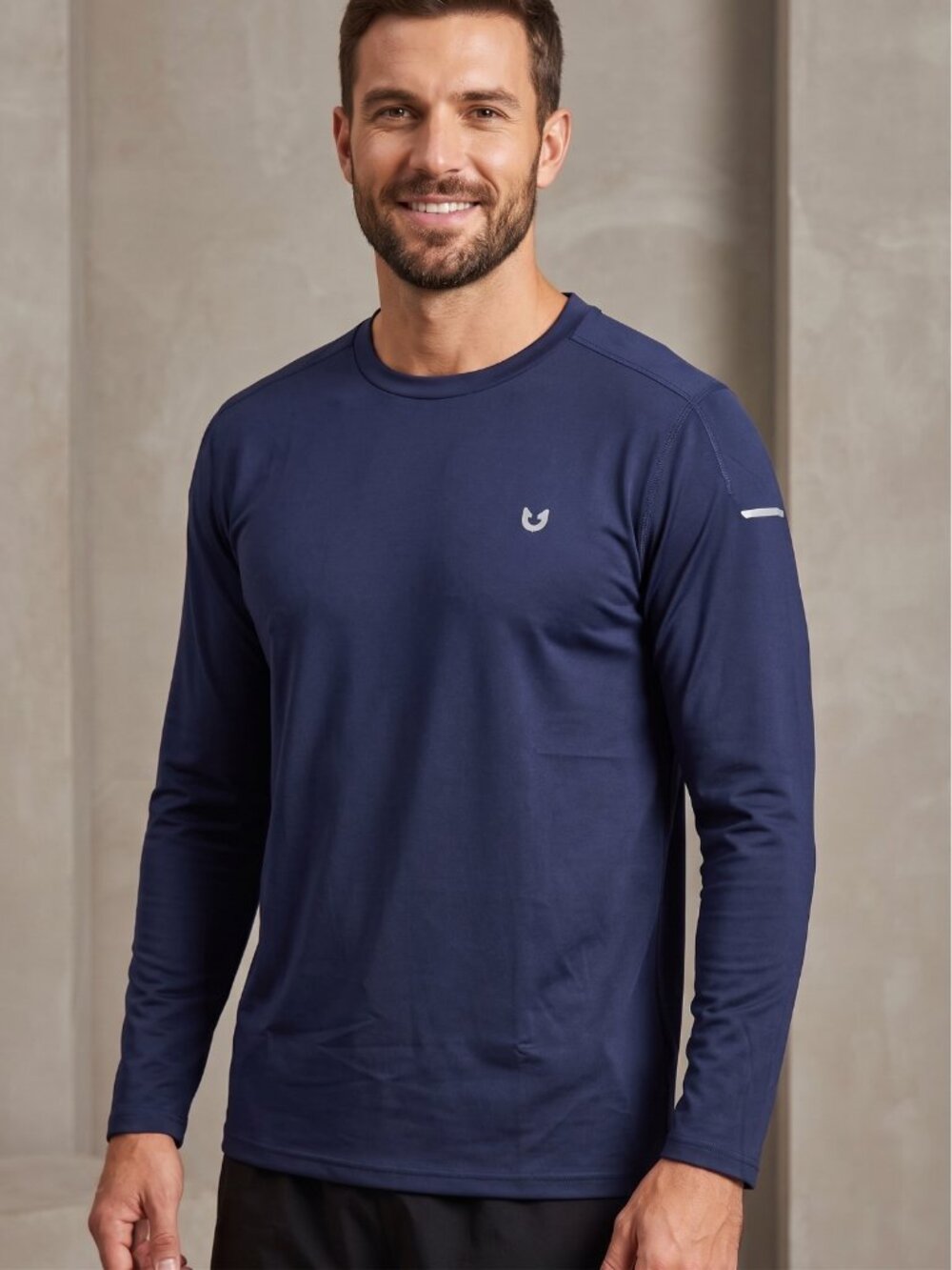 NWT Northyard SPF 50+ UV Protection Navy Blue Rashguard Top Size Large